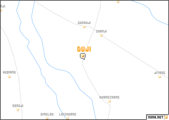 map of Duji