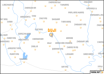 map of Duji