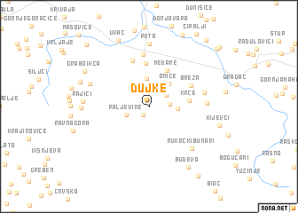 map of Dujke