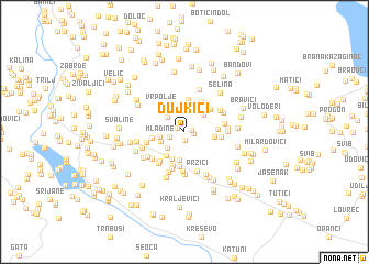 map of Dujkići