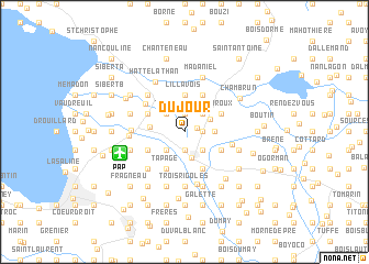 map of Dujour