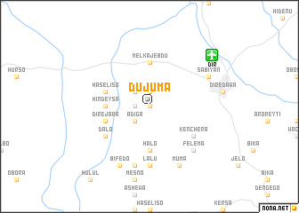 map of Dujuma