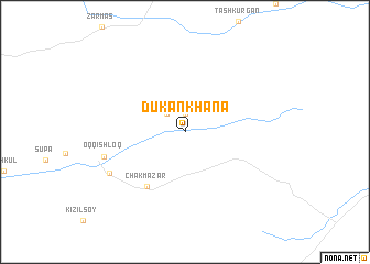 map of Dukan-Khana