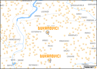 map of Ðukanovići