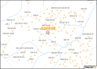 map of Dukawa