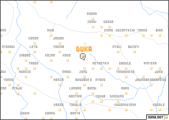 map of Duka