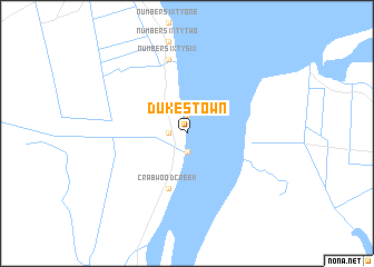 map of Dukestown