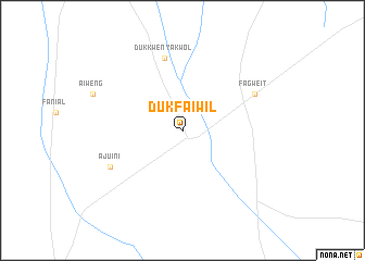 map of Duk Faiwil