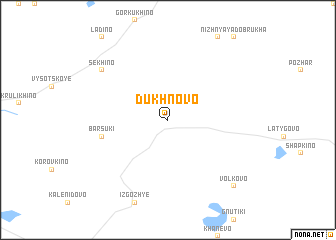 map of Dukhnovo