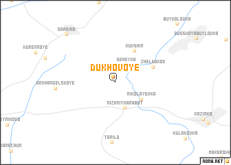 map of Dukhovoye