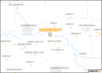 map of Dukhovskiy