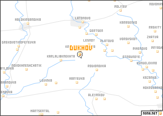 map of Dukhov