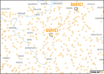 map of Dukići