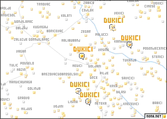 map of Dukići