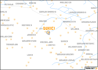 map of Dukići