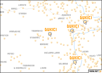 map of Ðukići