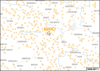 map of Dukići