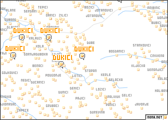 map of Ðukići