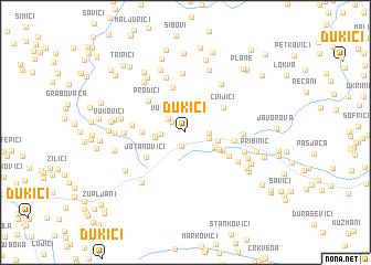 map of Ðukići