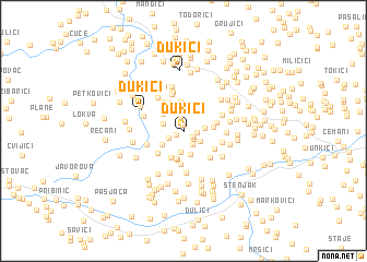 map of Ðukići