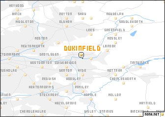 map of Dukinfield