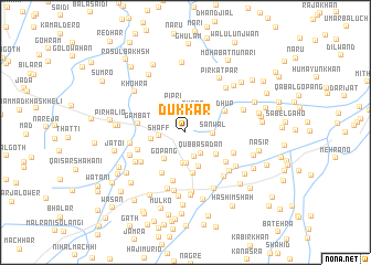 map of Dukkar