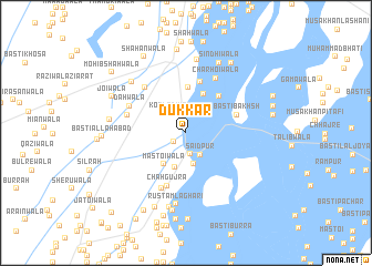 map of Dukkar