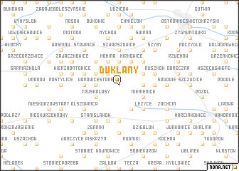 map of Duklany