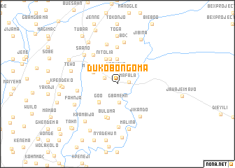 map of Dukobongoma