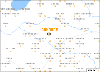 map of Dukondé