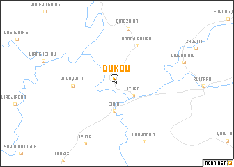 map of Dukou