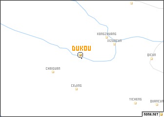 map of Dukou