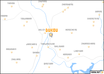 map of Dukou