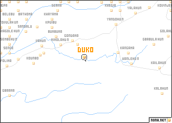 map of Duko