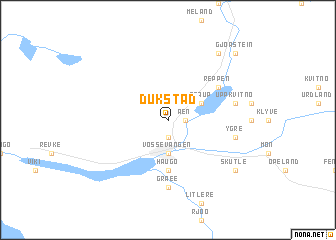 map of Dukstad