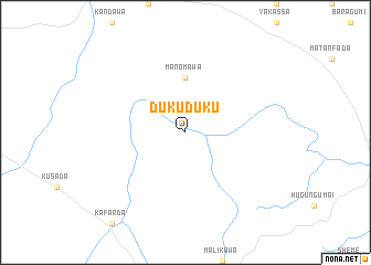 map of Dukuduku