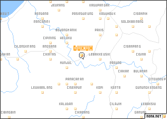 map of Dukuh