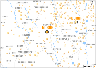 map of Dukuh