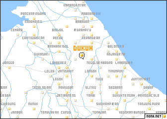 map of Dukuh