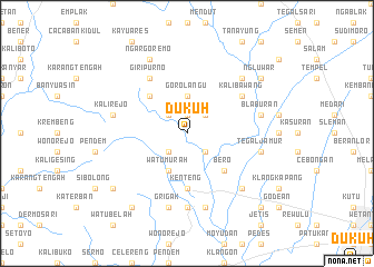 map of Dukuh