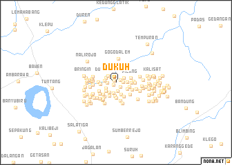 map of Dukuh