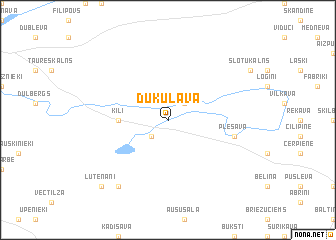 map of Dukuļava