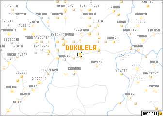 map of Dukulela