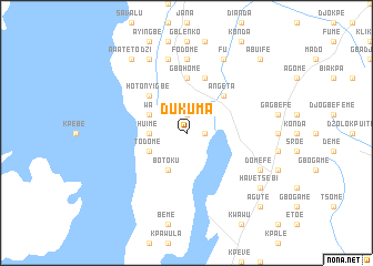 map of Dukuma