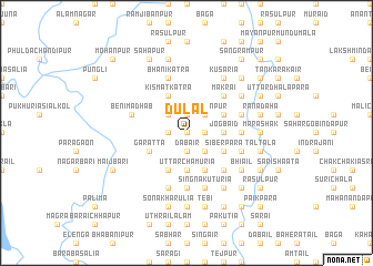 map of Dulāl