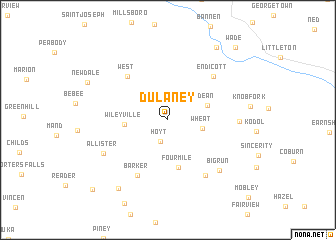 map of Dulaney