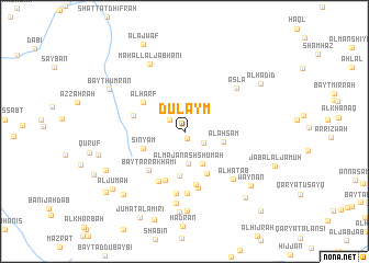 map of Ḑulaym