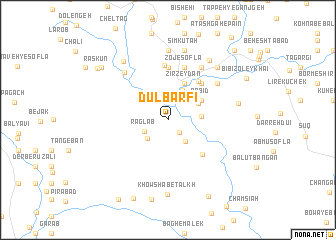 map of Dūl Barfī