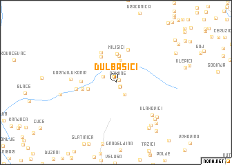 map of Ðulbašići