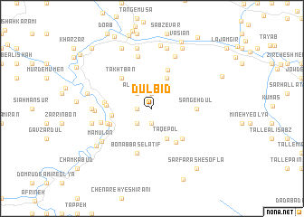 map of Dūlbīd